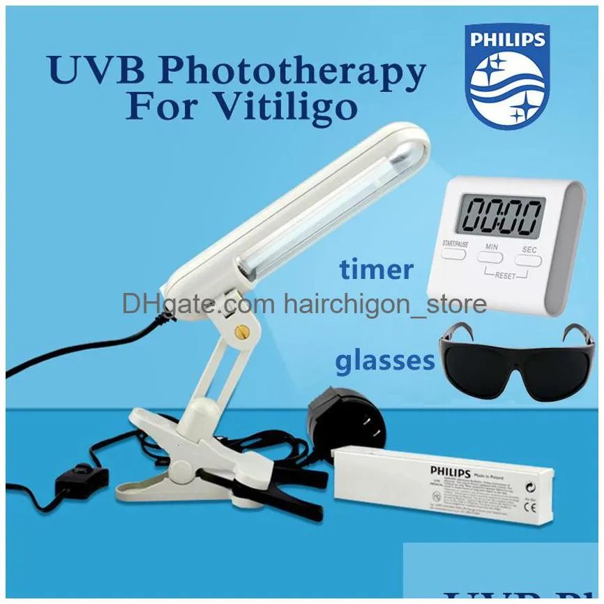 face massager uvb 311nm light potherapy for vitiligo psoriasis eczema skin problems treatment ultraviolet lamp 110v120v 230609