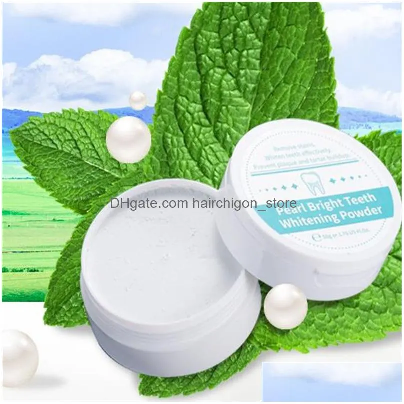  mint pearl tooth whitening powders 50g coconut shell activated carbon powder teeth powder