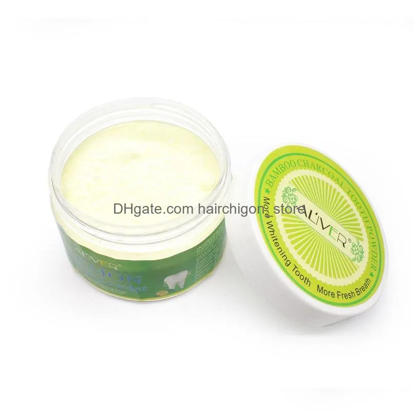 aliver teeth whitening powder natural activated lemon whitening tooth teeth powder toothpaste oral hygiene cleaning anne