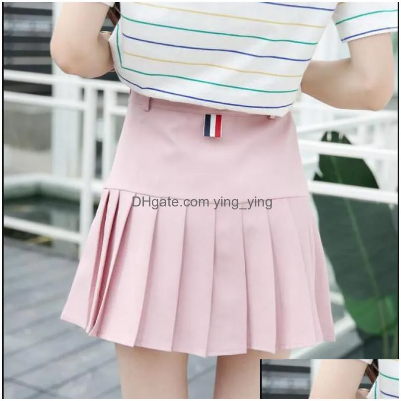 harajuku ulzzang high waist ball denim pleated skirts lolita style girls tennis skirt mini cute a-line golf short