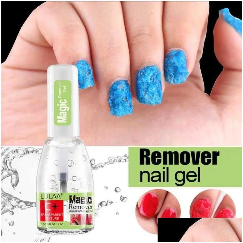  bagic nail polish remover 15ml burst uv led gel soak off remover gel for banicure fast bealthy cleaner b