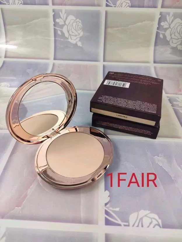 Wholesale Airbrush Flawless Finish Powder Fair Medium 8g New Box Natural Long-lasting Face Pefecting Pressed Setting Micro Cake Powders Famous Makeup For All