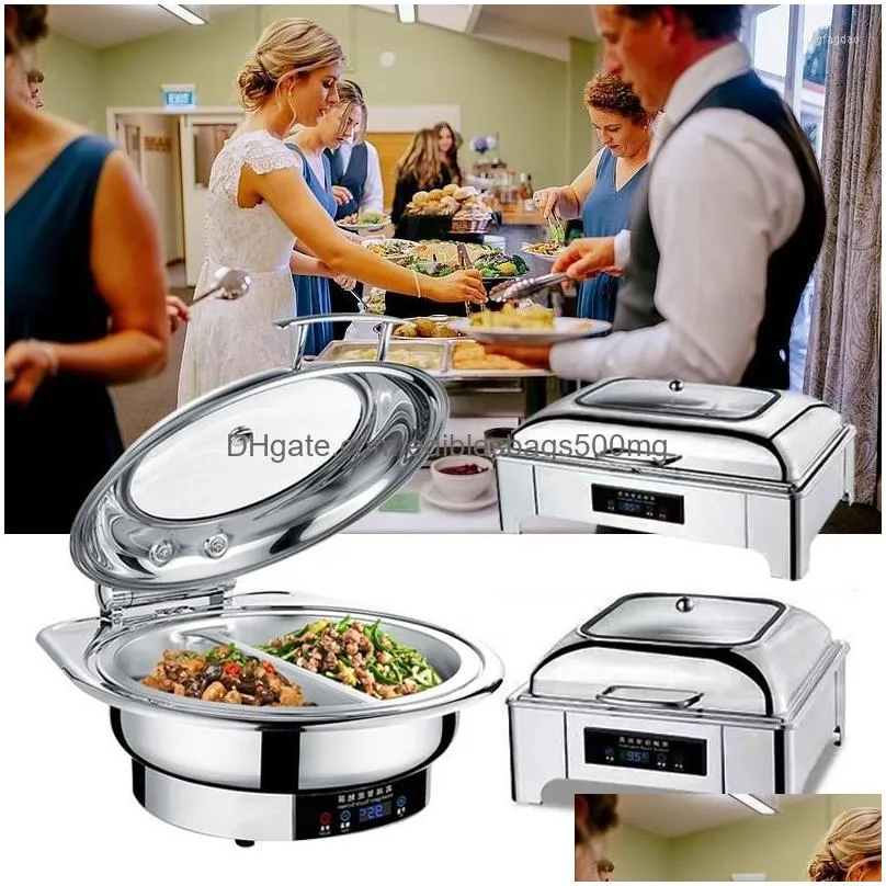 dinnerware sets 1pcs electric chafing dish warmer el supplies buffet equipment display container