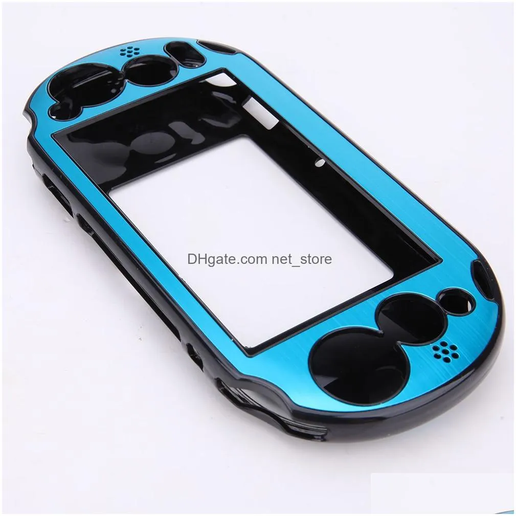 aluminum metal skin protector hard protective case cover console shell box for ps vita 2000 psv2000 dhs fedex ems ship