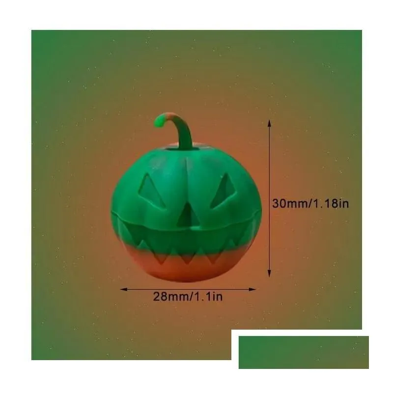 3ml Jar Skull Pumpkin Shape Silicone Smoking Wax Containers Reusable Box Silicon container dab tool storage holder