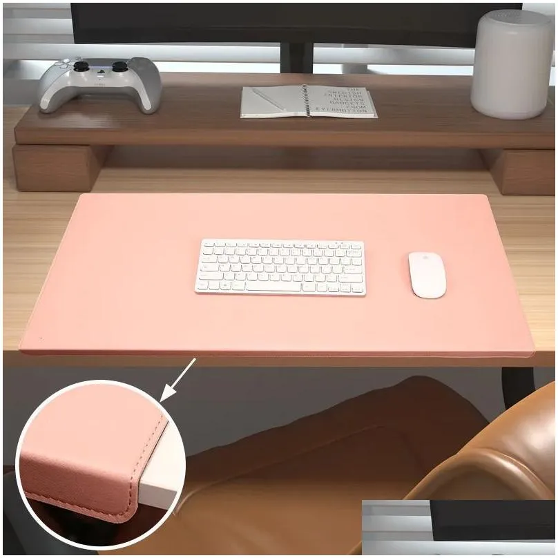 Folding Elbow Guard Wrist Guard Leather Office Desk Mat Big Mouse Pad Laptop Computer Desk Pad Gaming Mousepad Table Mat Cushion