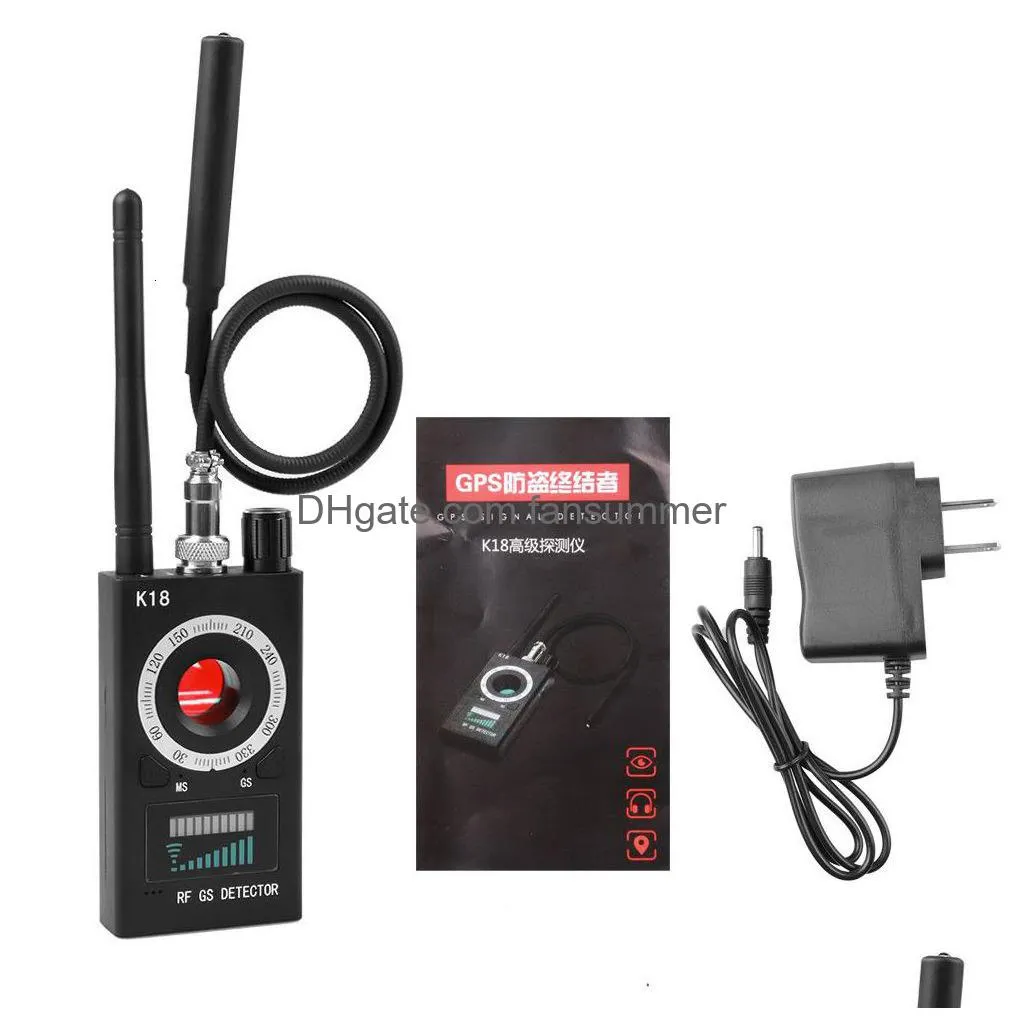 Camera Detector K18 1Mhz65Ghz Mtifunction Antispy Gsm O Bug Finder Gps Signal Lens Rf Tracker Detect Wireless 230221 Drop Delivery Dhcsy