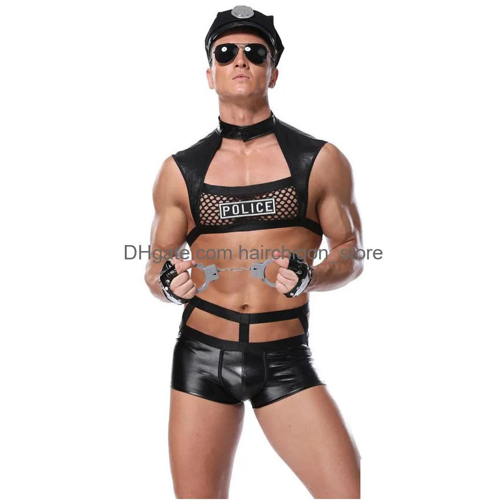 sexy set male underwear men erotic uniforms waiter doctor roleplay porn costumes nightclub outfit husband date lingerie 230613