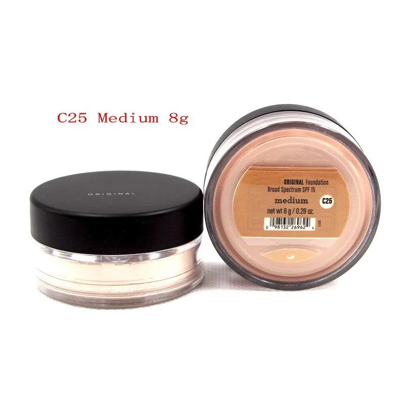 mineral powder set loose powders matte SPF 15 brightening 6g 8g 9g whitening concealer Pro makeup foundation poudre libre