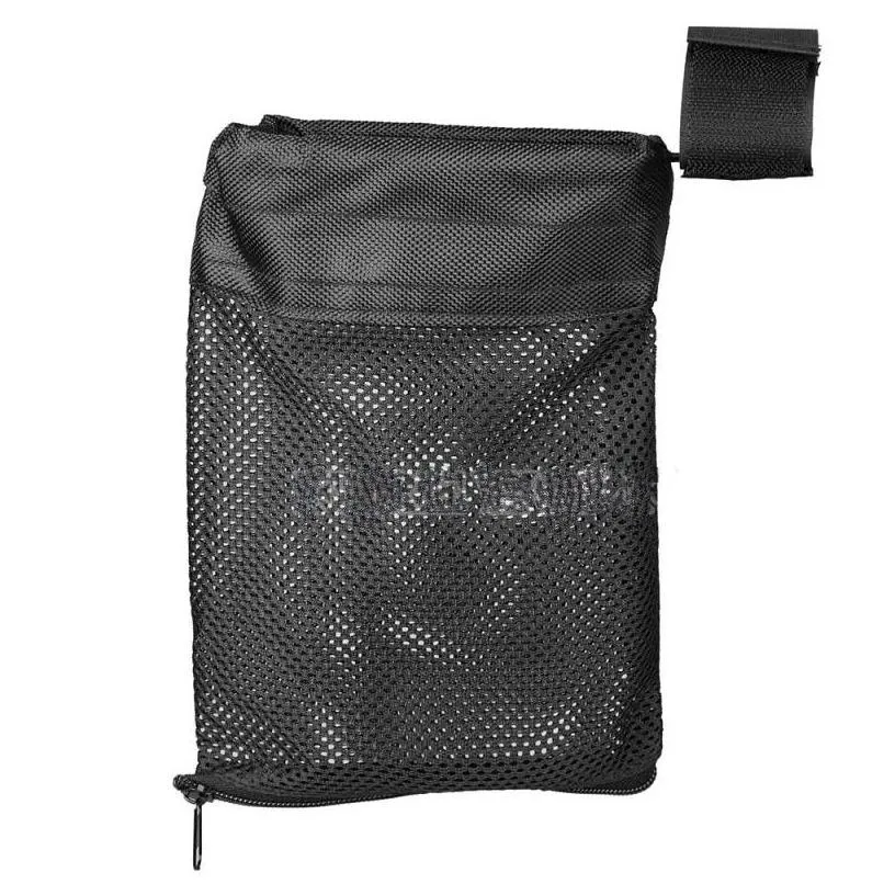 ar-15 ammo brass shell catcher mesh trap zippered closure for quick unload nylon black drop delivery