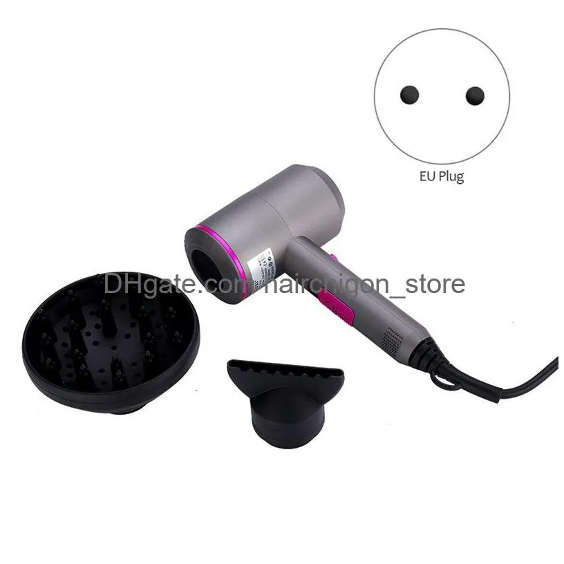 220v 2000w ionic constant temperature hair blow dryer fast dry and cold hair dryer eu plug