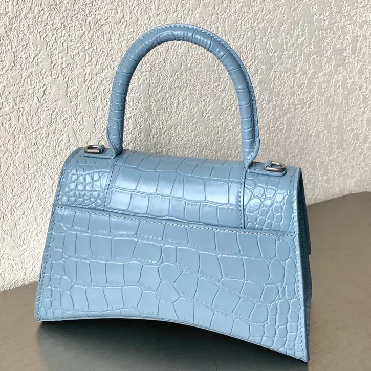 Designer Bag Hourglass Luxury Handbags Crocodile Leather Crossbody bags purses designer Woman handbag Shoulder Bags Borse Bags With Box 02