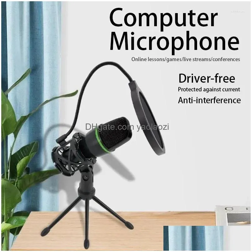 microphones desktop wired condenser microphone high quality gaming mic for podcast recording studio streaming