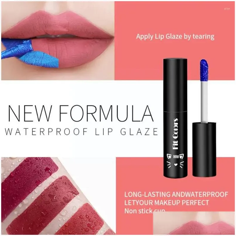 Lip Gloss Tear Glaze Activator Mist Lock Color Matte Easy Is Dyed With Lipstick Surface Makeup Remove Not Bas W2N2