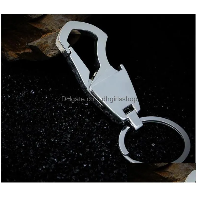 Key Rings New Style Mti-Function Bottle Opener Keychain Waist Hanged Men Car Key Chain Metal Ring Cd12 Drop Delivery Jewelry Dhw2I