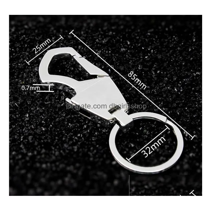 Key Rings New Style Mti-Function Bottle Opener Keychain Waist Hanged Men Car Key Chain Metal Ring Cd12 Drop Delivery Jewelry Dhw2I