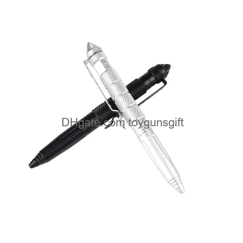 wholesale self-defense bolt action type tactical pen glass breaker outdoor survival edc tool