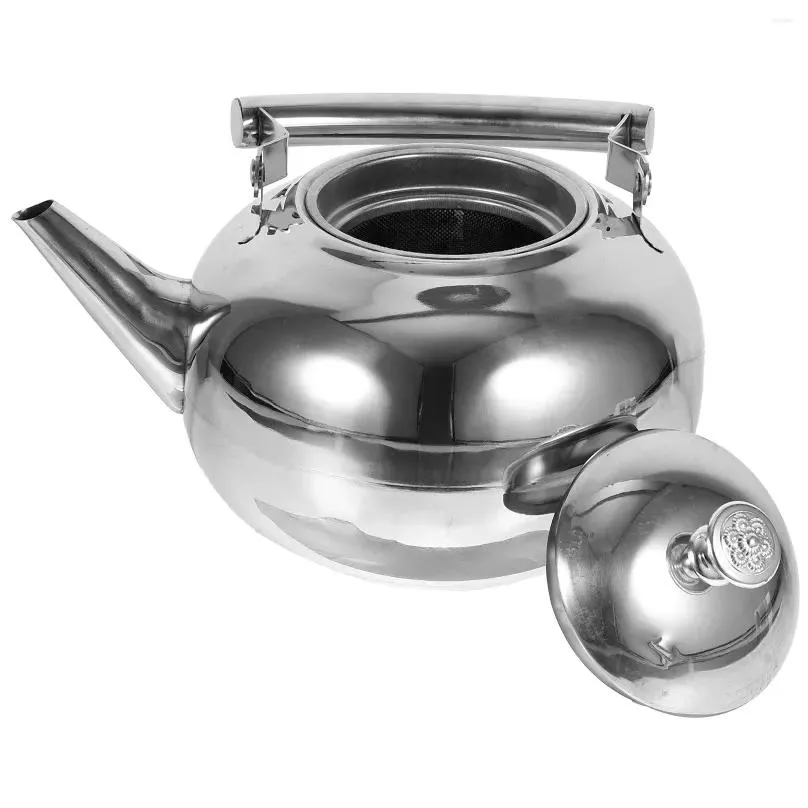 Dinnerware Sets Stainless Steel Tea Kettle Stove Teapot Water Boiling Container With Handle And Infuser For Fast Heat