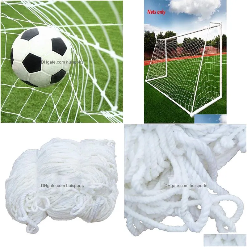 3x2m soccer goal net football nets mesh football accessories for outdoor football training practice match fitness nets only1668761