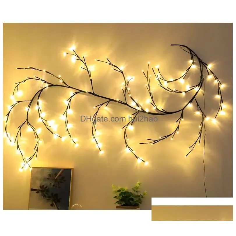 home decor decorative objects simulated plant vine decoration romantic warm and comfortable