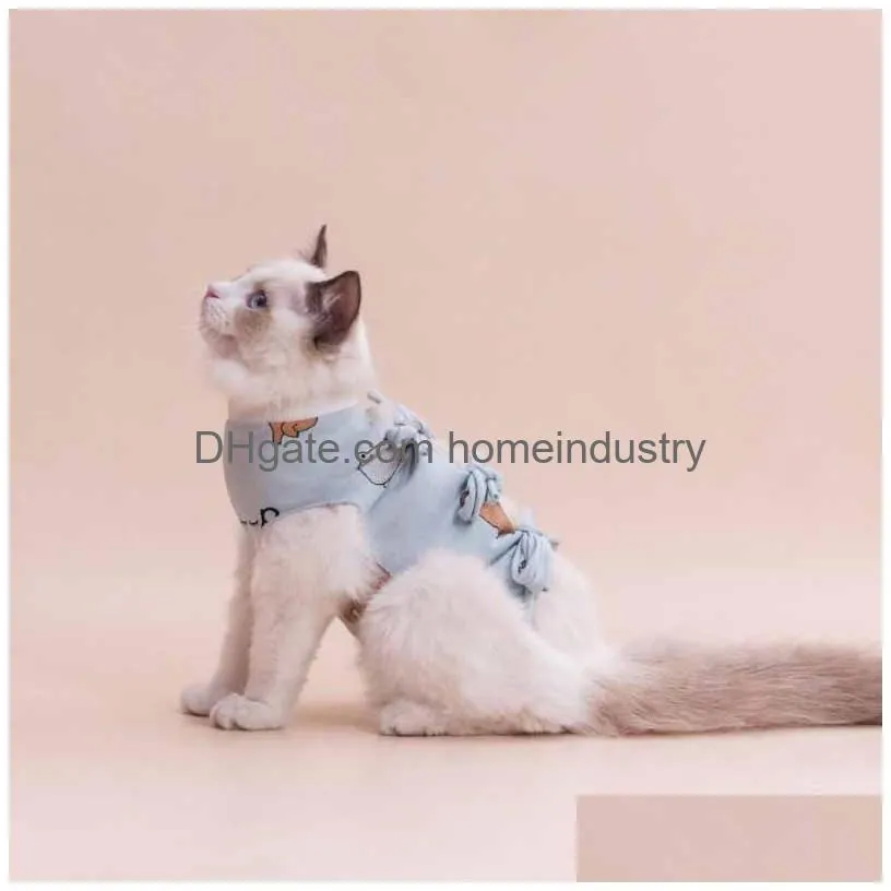 dog apparel pets cat sterilization clothes cute breathable elastic cotton bandage