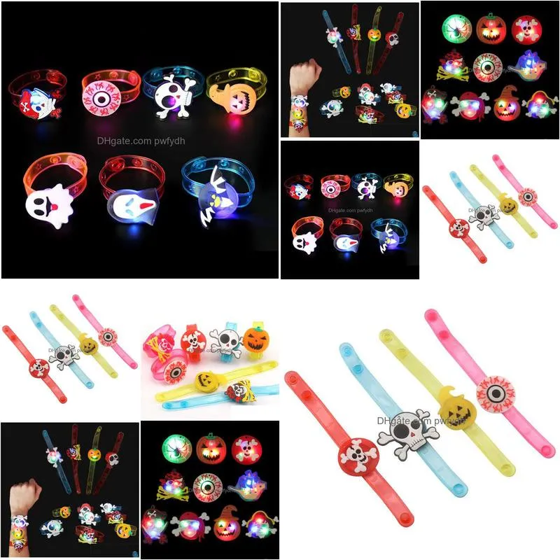 halloween led light up bracelet glow in the dark kids birthday easter halloween party favors