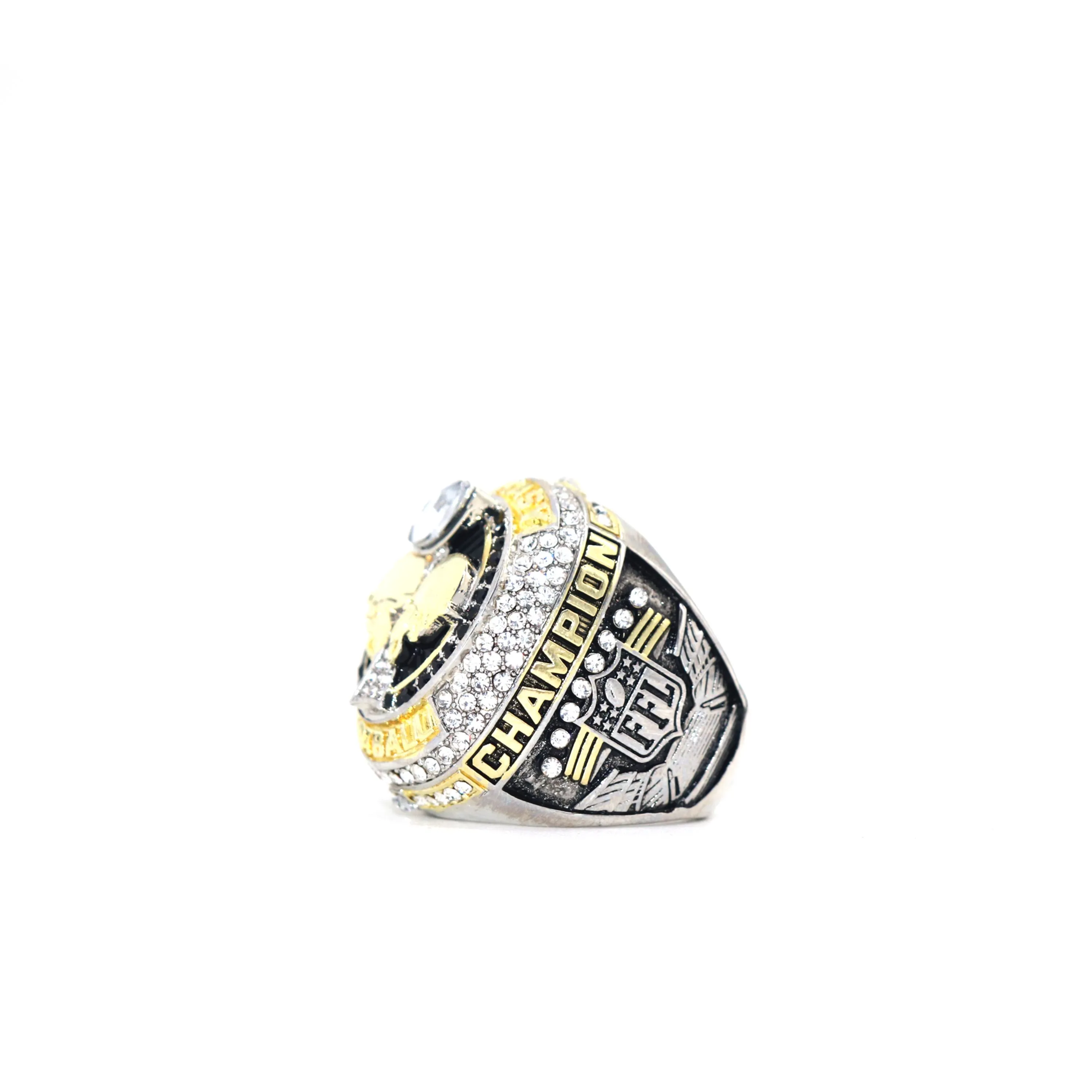 hot sales 2023 Gold and sliver fantasy football championship rings full size 8-14