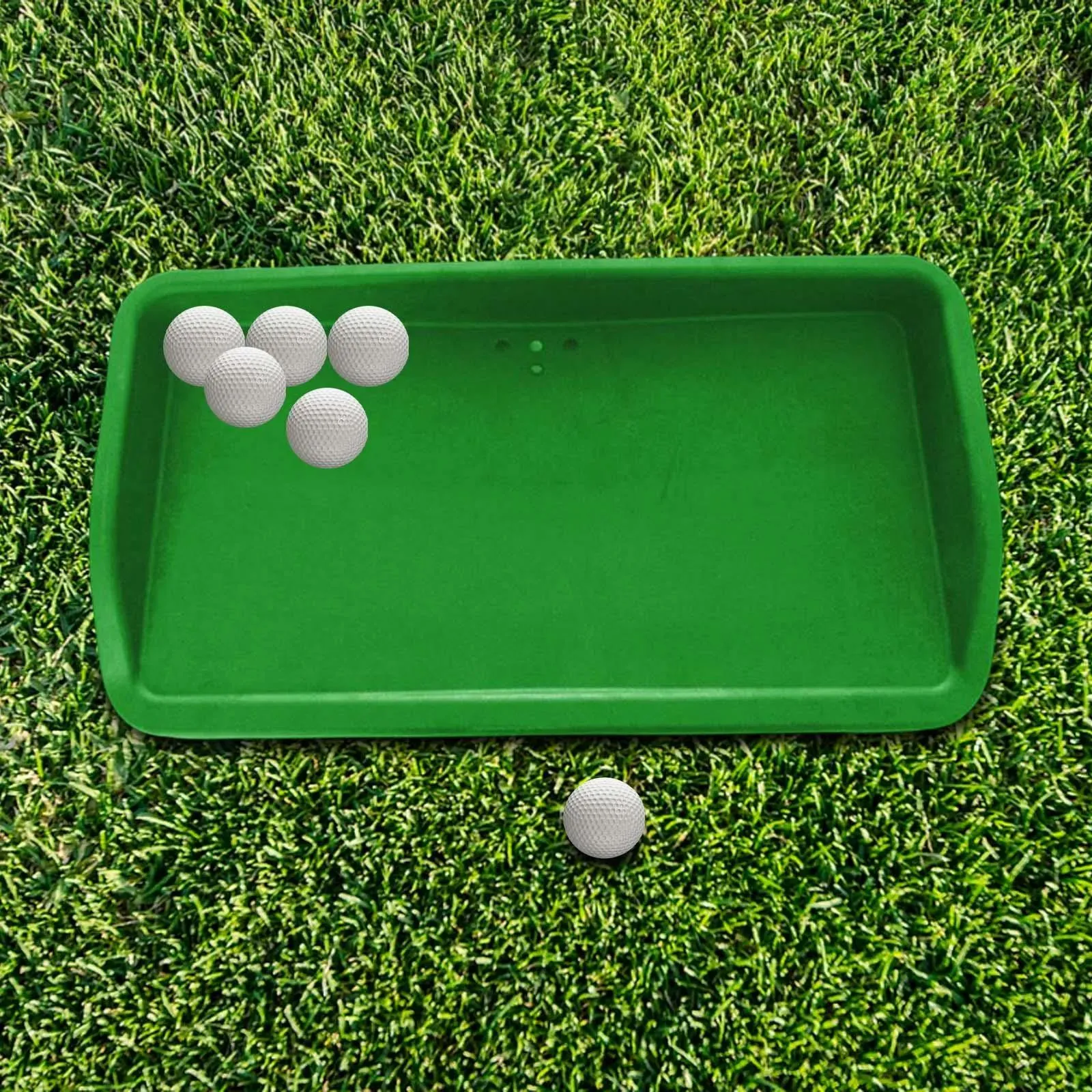 Rubber Golf Ball Tray Practice Aids Golfer Accessory Container Supplies Home