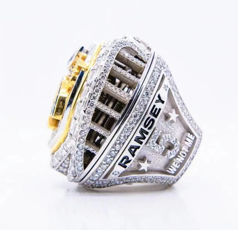 5 Player 2021 2022  American Football Team Champions Championship Ring Stafford Kupp RAMSEY DONALD McVAY Fan Gift