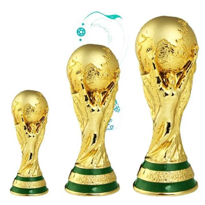 Collectable European World Cup trophy Hercules Cup trophy model Resin handicraft football match souvenir T221111