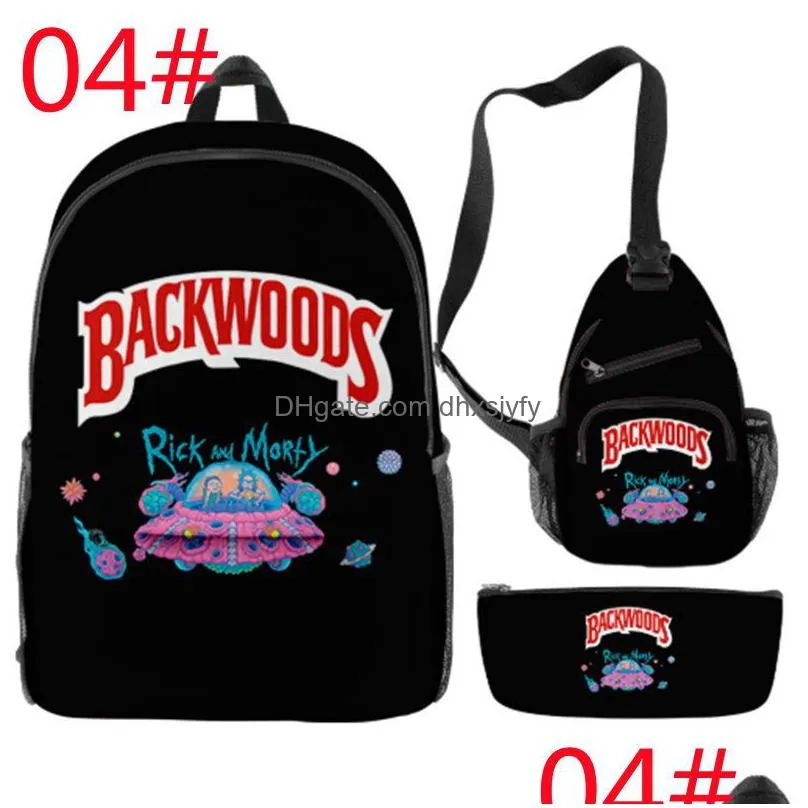 3d schoolbag bag backwoods wearable backpack digital printing outdoor bags leisure set to figure custom6143032