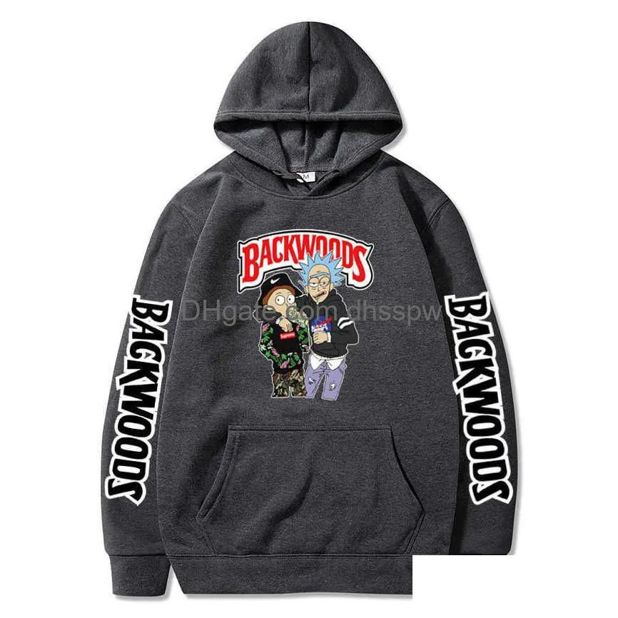  backwoods mens and womens printed pullover hoodie sportswear korean style clothing casual and fun tops for boys and girls h0831