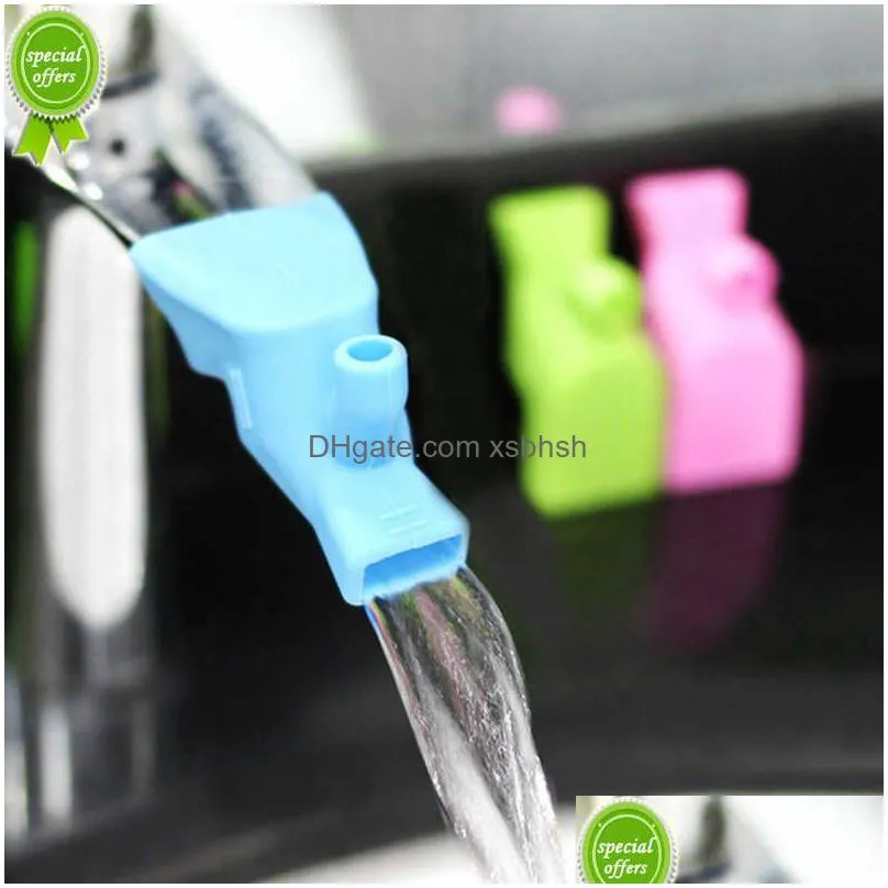  universal faucet extender silicone water tap extension kids wash device bathroom kitchen sink guide faucet