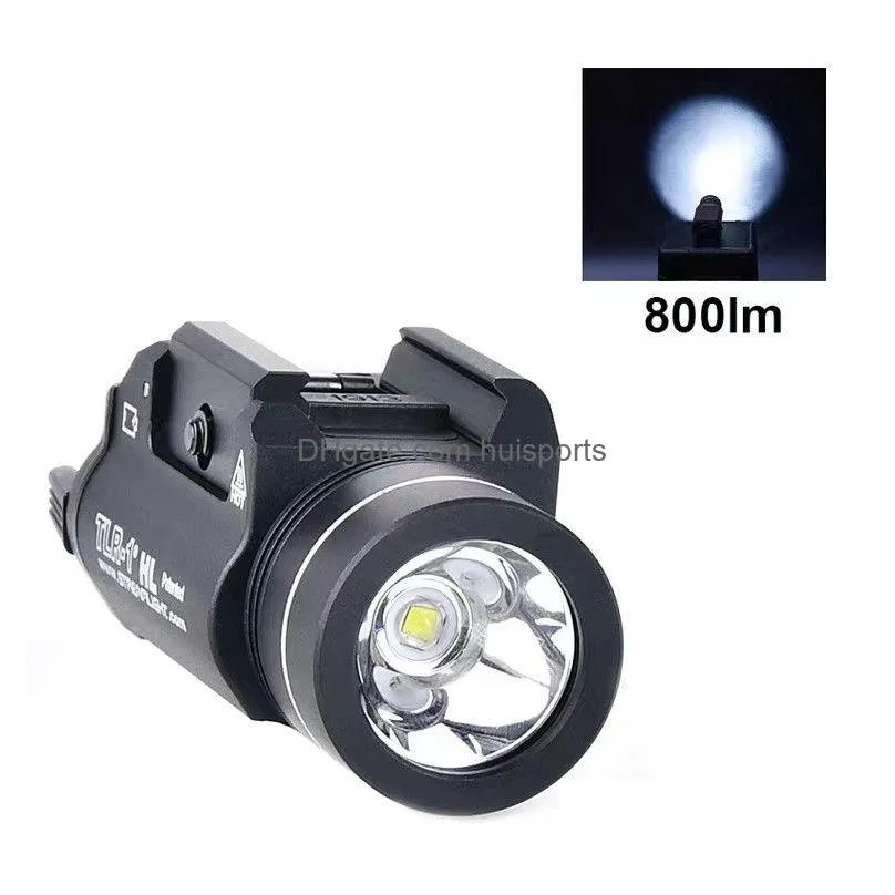 tactical  ultra light tlr-1 light lanterna torch airsoft strobe flashlight 1000 lumens led white light tr1