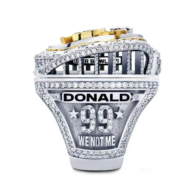 5 Player 2021 2022  American Football Team Champions Championship Ring Stafford Kupp RAMSEY DONALD McVAY Fan Gift