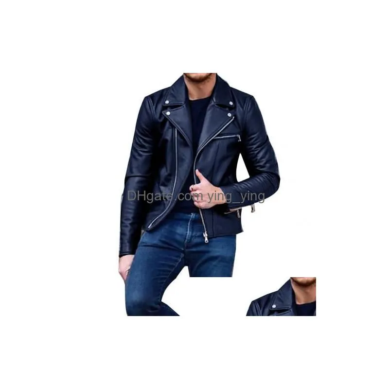 men faux leather jackets winter veste cuir homme coats male warm hip popping leather jacket clothing deri ceket bomber jacket