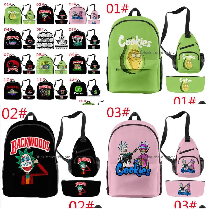3d schoolbag bag backwoods wearable backpack digital printing outdoor bags leisure set to figure custom6143032