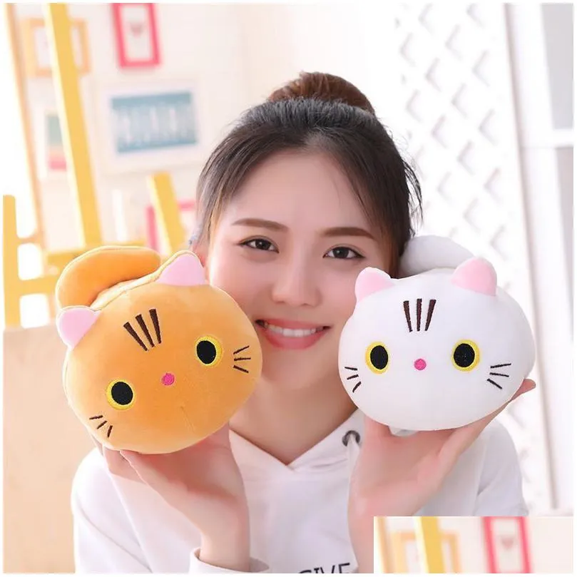 Party Favor Party 2030Cm Kawaii Animal Doll P Toy Small Soft Dinosaur Pig Emotion Cat Panda Frog Seal Hamster Pie Peluche Pillow Gift Dhfbj