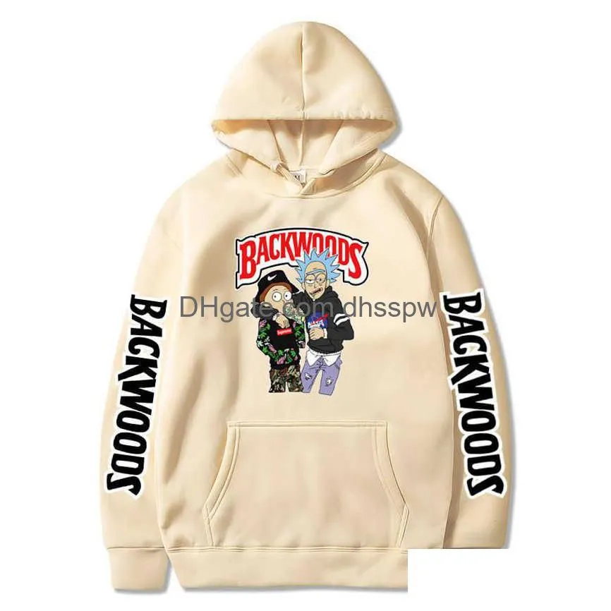  backwoods mens and womens printed pullover hoodie sportswear korean style clothing casual and fun tops for boys and girls h0831