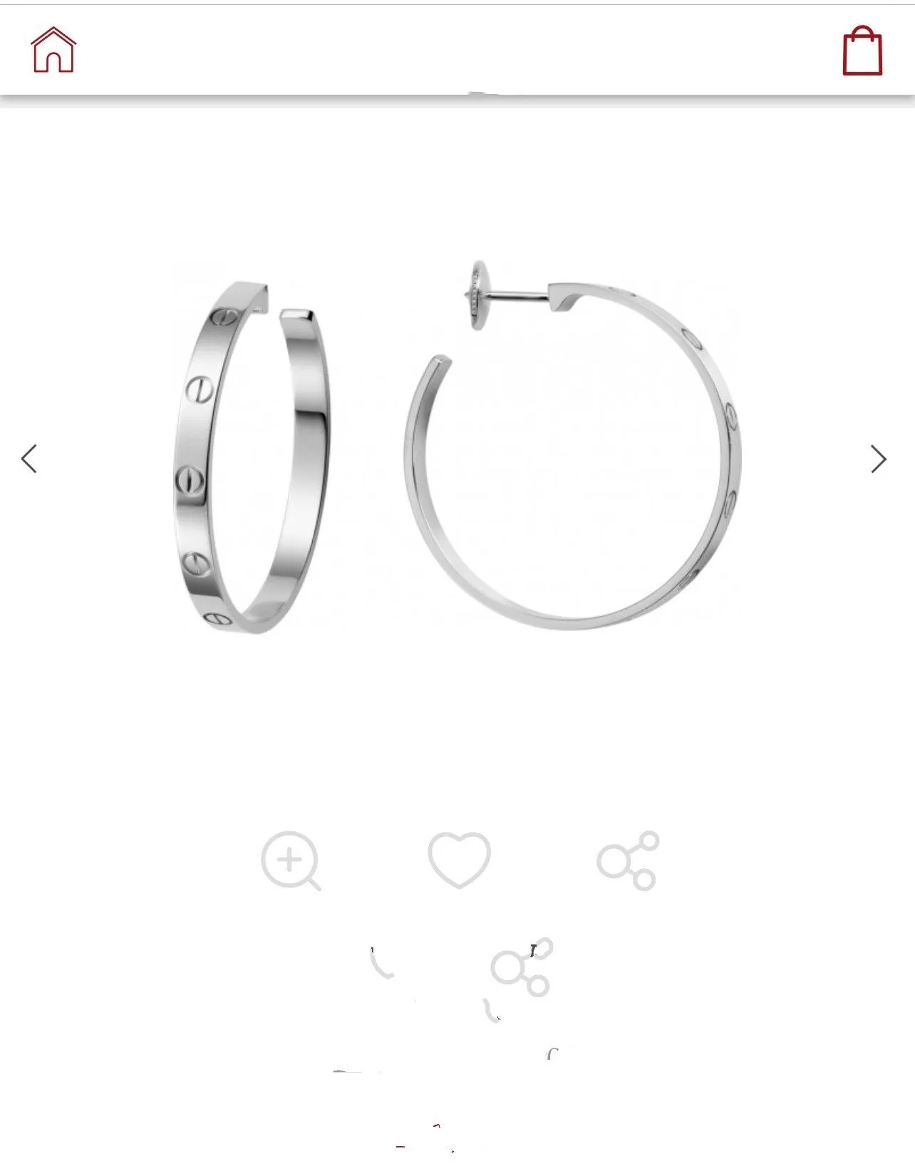 Luxury Designer Loop Hoop Earrings Top Sterling Silver Round Circle Charm Love Jewelry Earrings For Women With Box Party Gift Wedding