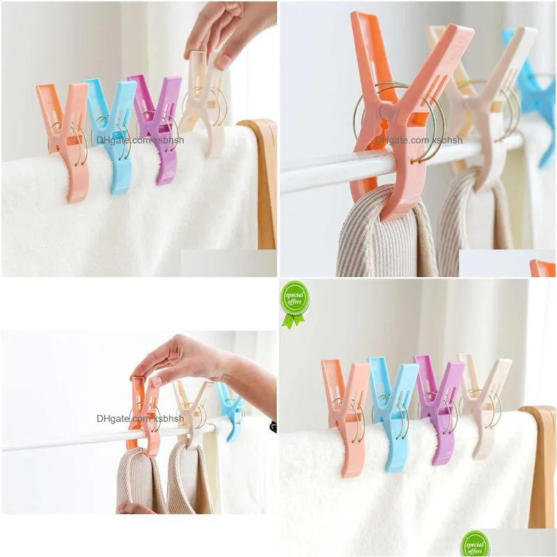  4pcs clips windproof pegs plastic hanger clips beach towel beach towel sun clothes sunbed pegs pool cruiseship top clothes pins