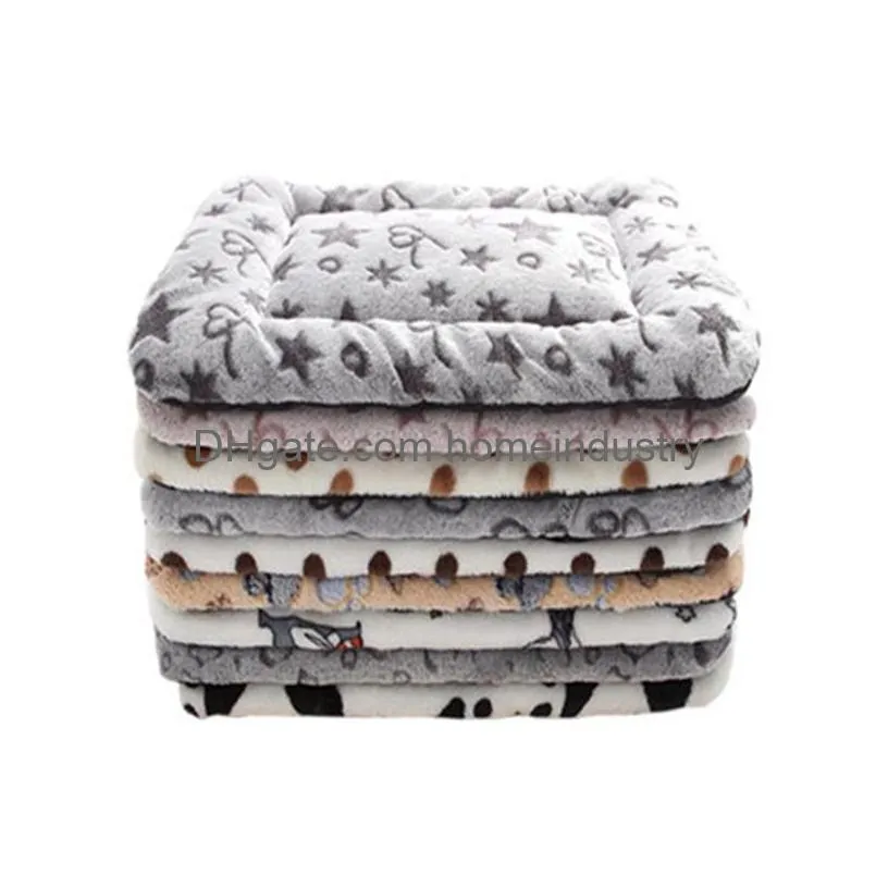 designer pet supplies kennel flannel cotton cat and dog sleeping pad breathable soft four seasons universal dogs bed kennels pets