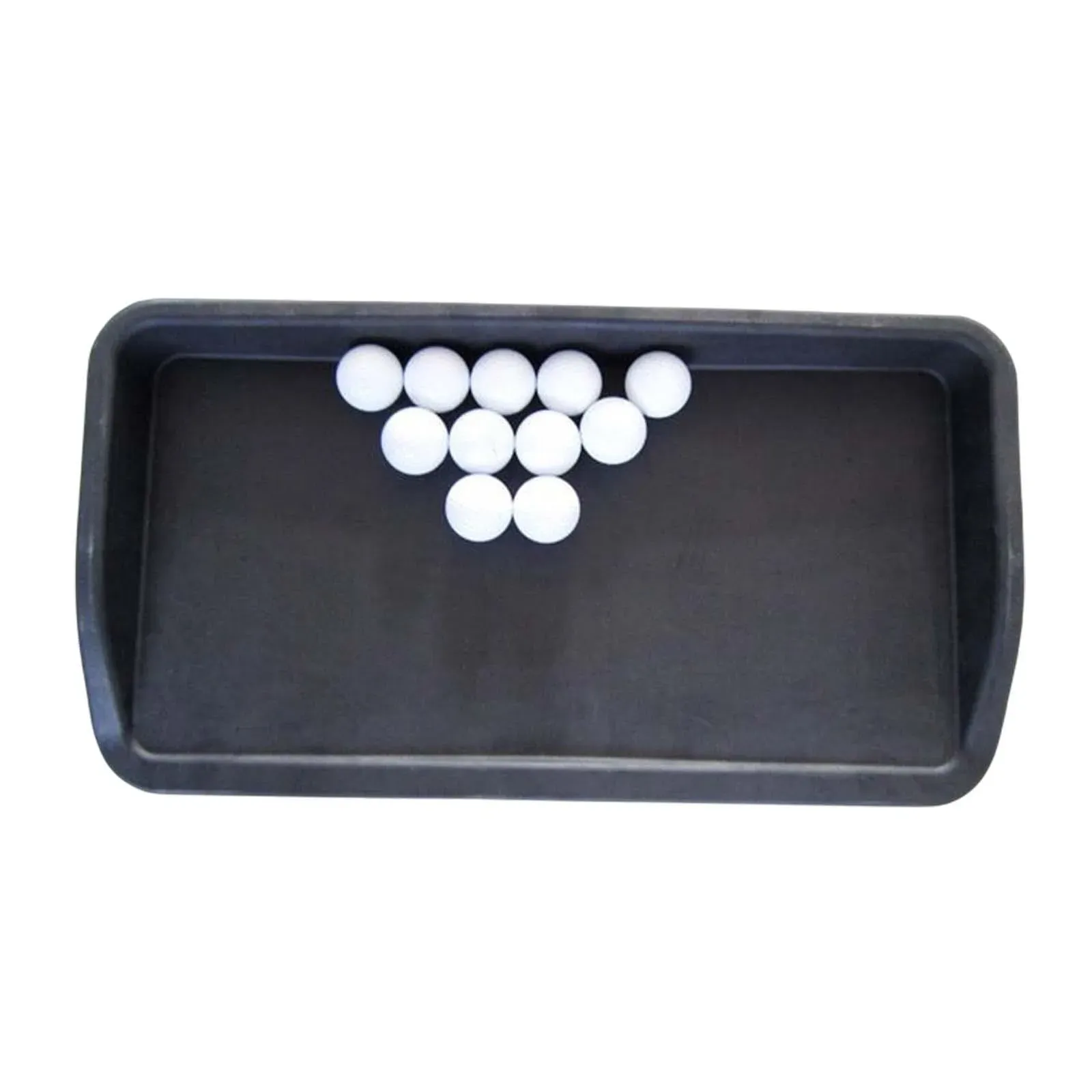 Rubber Golf Ball Tray Practice Aids Golfer Accessory Container Supplies Home