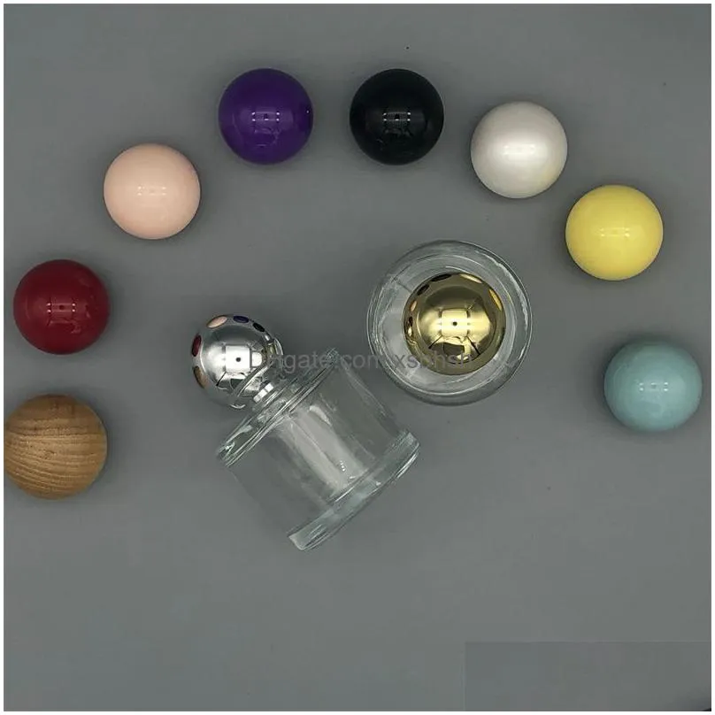 wholesale 50ml glass perfume bottle cylindrical high-grade perfume bottle round cap cosmetic spray bottles