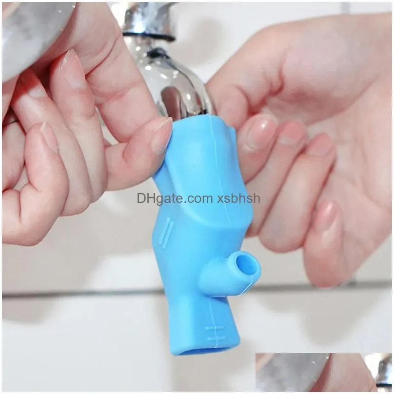  universal faucet extender silicone water tap extension kids wash device bathroom kitchen sink guide faucet