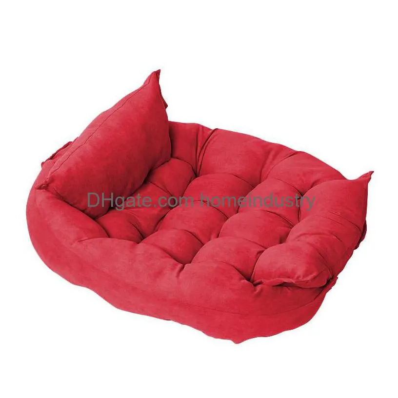 dog kennel cushion 11 colors multi-functional folding easy to clean up large medium and small dogs square warmth soft multi-color deformable multi-purpose pet sofa