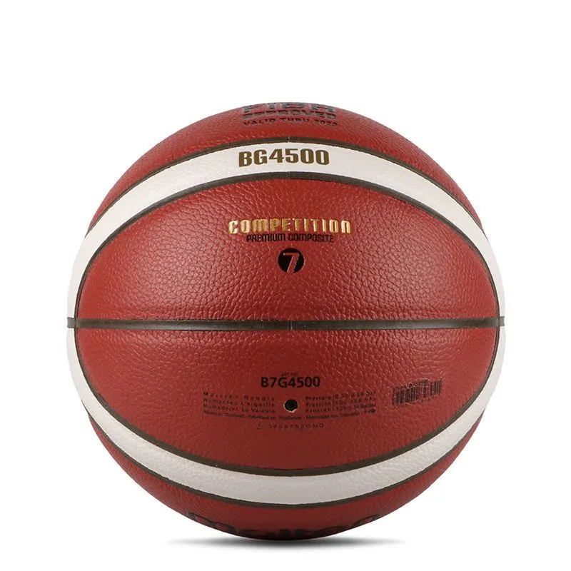 Balls Basketball Ball Molten Official Size 7 PU Molten BG4500 Leather Outdoor Indoor Match Training Men Basketball