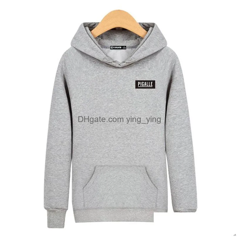 wholesale- pigalle harajuku sweatshirt black for street wear hoodies men luxury ray 3xl