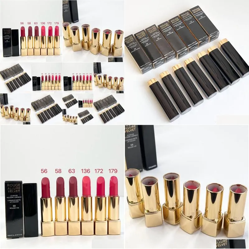 EPACK Rouge Allure Velvet Matte Lipstick Lip Colour 3g Lipcolour Lipstick Makeup Moisturizing Lip Cosmetic Waterproof 14colors