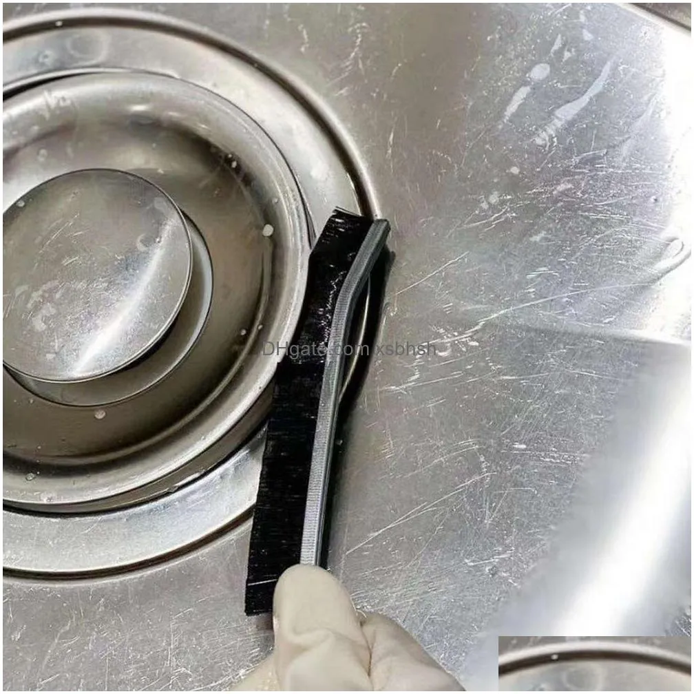  hard-bristled crevice cleaning brush grout cleaner scrub brush deep tile joints crevice gap cleaning brush tools accessories